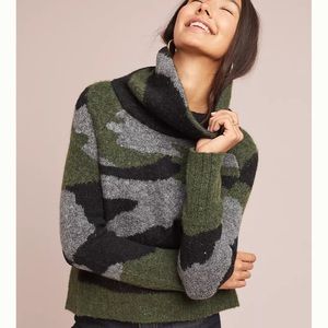 Anthropologie | Camo Sweater